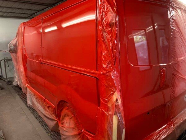 Transit Hi Top Side Repair/Respray